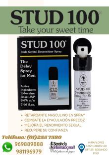 RETARDANTE SPRAY STUD 100-AMERICANO-PROLONGA LA EYACULACION-SEXSHOP LIMA 971890151 